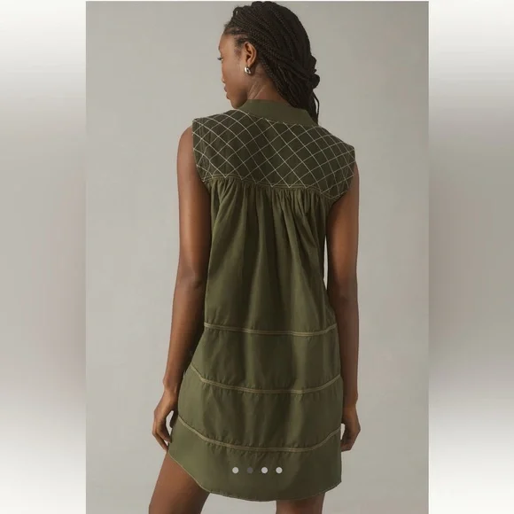 Pilcro Sleeveless Utility Mini Dress - Picture 2 of 7